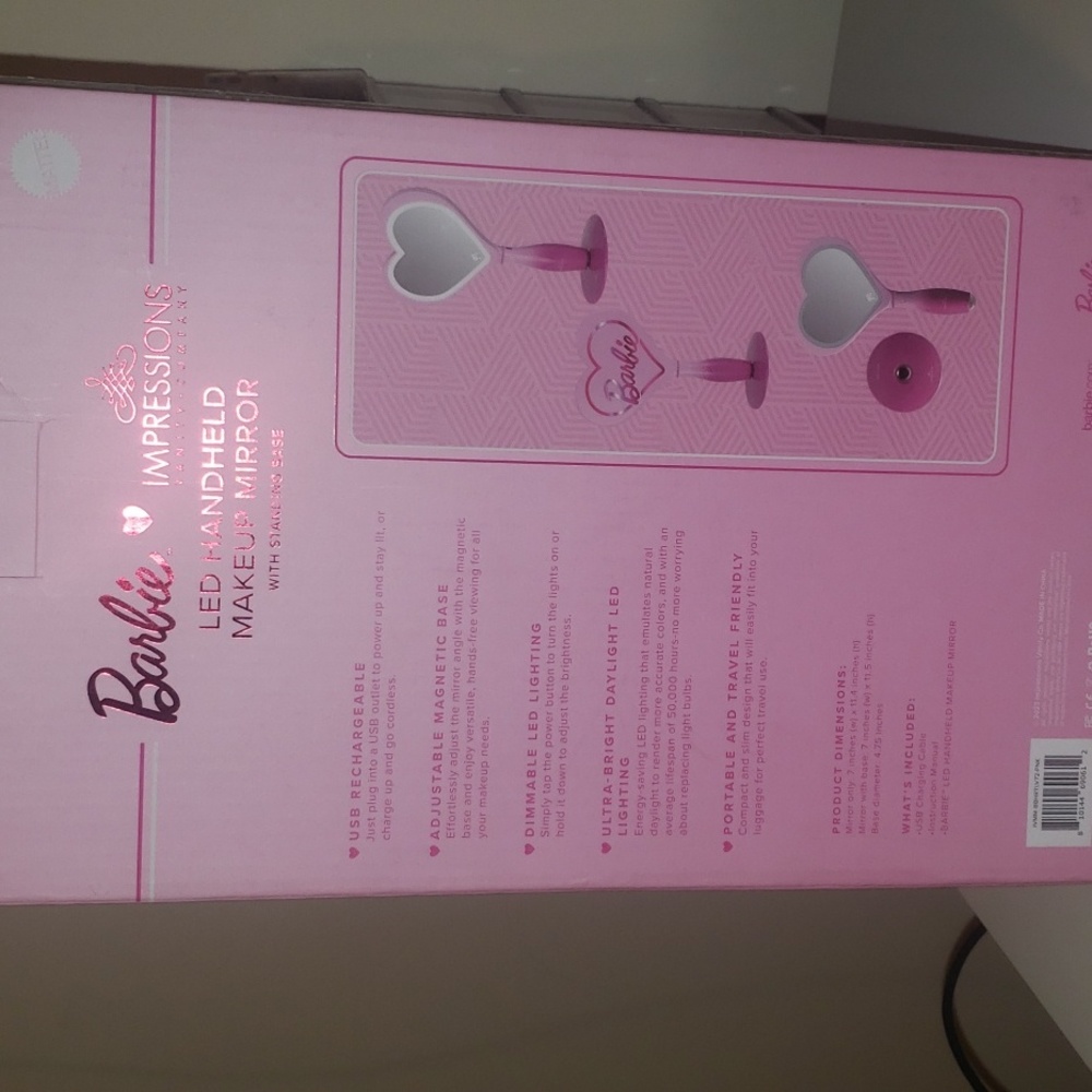 NEW...Barbie LED Mirror - Picture 5 of 5